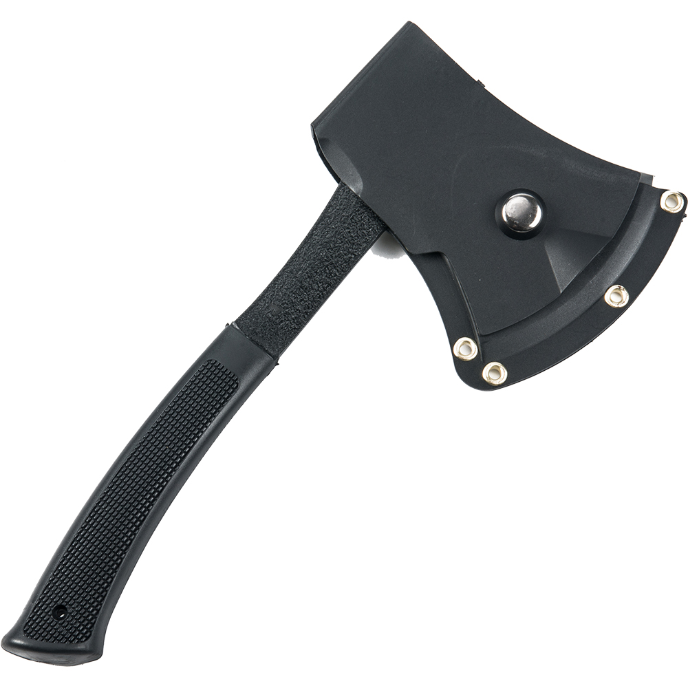 Multi funksje rubber coated handgreep outdoor survival camping hatchet ax (3)