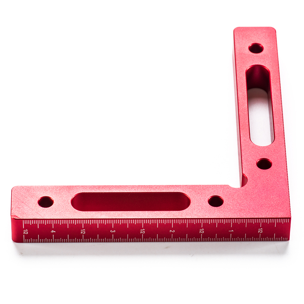 90 Degree Positioning Carpenter Woodworking Clamping Measurement Square Tool Metal Square Ruler