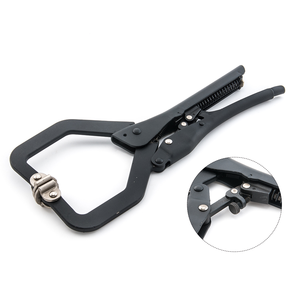 Auto Adjust C Type Woodworking Self Adjusting Face Clamp With Swivel Pad