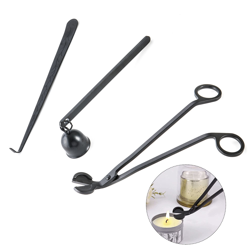 Wick dipper and snuffer for candle