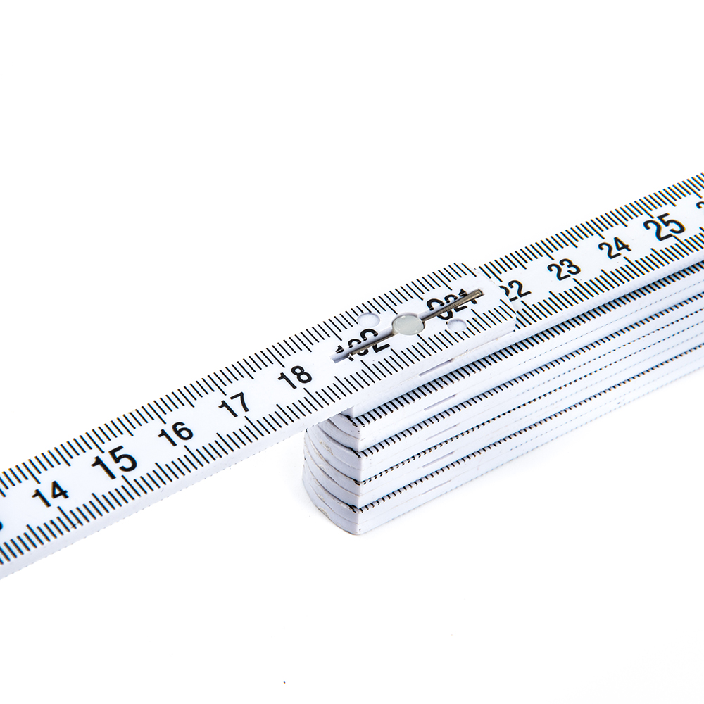2 Meters 10 Fold ABS Plastic Folding Ruler For Woodworking Engineer